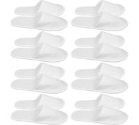 PRETYZOOM Zapatillas de Hotel Desechables de Color Claro para Invitados, 10 Pares Portátiles de Tela Ligera Ideales para Viajes y Uso en Hoteles