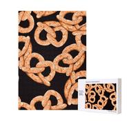 Pretzel fresco (300 piezas) Rompecabezas de madera para diversión familiar para adultos
