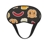 Pretzel y cerveza, Cubiertas oculares completas, antifaces para dormir que bloquean la luz, orejeras opacas para dormir