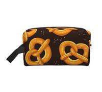 Pretzels de Dibujos Animados, Bolsa de Maquillaje Bolsa de cosméticos Bolsa de artículos de tocador de Viaje portátil Organizador de Bolsa de Maquillaje