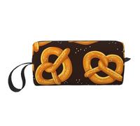 Pretzels de Dibujos Animados, Bolsa de Maquillaje Bolsa de cosméticos Bolsa de artículos de tocador de Viaje portátil Bolsa de Maquillaje