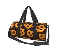 Pretzels de Dibujos Animados, Bolsa de Viaje de Gran Capacidad, Bolso Redondo, Bolsa de Viaje Deportiva, Bolsa de Mano, Bolsa de Fitness