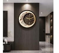 PreuepltrMa Arte Mural 3D con iluminación LED, Reloj de Pared 3D con Luz LED y Sensor de Movimiento Arte de Pared de Textura de Piedra de Arena para Salón(C Control,60cm/23.62" in)