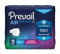 Prevail Breezers 360 Ultimate Absorbency - Calzoncillos para incontinencia, tamaño 2, 72 unidades