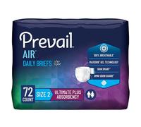 Prevail Breezers 360 Ultimate Absorbency - Calzoncillos para incontinencia, tamaño 2, 72 unidades