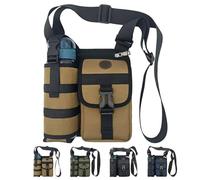Prevalentn Shoulder Bag, Prevalente Shoulder Bag, Shoulder Bags with Water Bottle Holderm, Multi Compartment for Workout Gym and Going Out (Khaki)