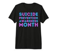 Prevención de Conciencia del Suicidio God Love You Mom Dad Boy Girl Camiseta Premium