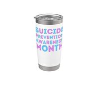 Prevención de conciencia del suicidio God Love You Mom Dad Boy Girl Vaso térmico de acero inoxidable de doble pared