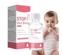 Prevención de mordeduras de uñas, 30 ml líquido contra mordeduras de uñas, tintura fortalecedora para destete del pulgar para bebés, niños pequeños y adultos