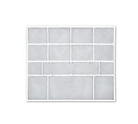Prevención De Polvo Pantalla Antipolvo Aire Acondicionado Doméstico Accesorio De Aire Acondicionado Confiable For Unidad De Aire Acondicionado(30.7X28.5cm)