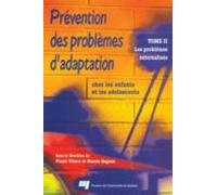 Prévention Des Problèmes Dadaptation Chez Les Enfants Et Les Adolescen