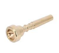 Prevessel Boquilla de Trompeta Profesional y Duradera para una Voz Clara y Dulce, Estilo Elegante, Accesorios para Instrumentos Musicales para Jugadores Principiantes Profesionales, Metal Gold 3C