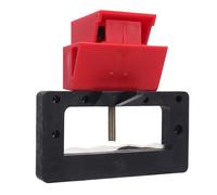 Prevessel Dispositivo de Bloqueo de Disyuntor Diseño de Hoja Duradera para Etiquetado de Bloqueo de Seguridad Eléctrica, Kit de 3 Piezas para Estación Loto