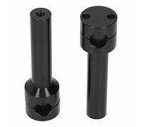 Prevessel Elevador de Manillar Ajustable para Motocicleta, Accesorio para Mayor Comodidad de Conducción, Se Adapta a la Mayoría de los Modelos (Negra)