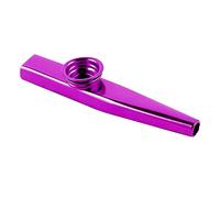 Prevessel Instrumento de Viento Kazoo de Metal con Voz Simple para Principiantes, Mini Flauta Portátil para Todas las Personas Metal Aprox. 4,7 X 0,8 Pulgadas, Adecuado para Entusiastas de la Música