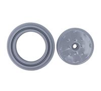 Prevessel Kit de Reparación de Válvula de Pulverización, Cubierta Duradera para Grifo de Ducha, Decoración de Fregadero de Cocina Comercial, Hoteles y Restaurantes (9957 tapa/gris)