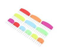 Prevessel Knit Blocker Peine de Bloqueo de Ganchillo Profesional de Acero Inoxidable para Dar Forma a Suéteres, Perfecto para Estudio en Casa, Plástico y Aleación, Kit de 20 Piezas