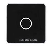 Prevessel Lector de Escritorio Emisor de Tarjetas USB de Respuesta Rápida para Control de Acceso Distancia de Lectura de 50 Cm Tamaño ABS Negro