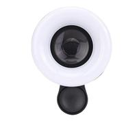 Prevessel Luz de Relleno de Lente Macro de Alta Definición 15X con Modos de Iluminación Personalizables para Fotografía de Joyas y Pestañas, Diseño Compacto y Portátil para Entusiastas Profesionales