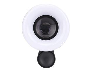 Prevessel Luz de Relleno de Lente Macro de Alta Definición 15X con Modos de Iluminación Personalizables para Fotografía de Joyas y Pestañas, Diseño Compacto y Portátil para Entusiastas Profesionales