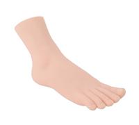 Prevessel Maniquí de Pie Femenino Realista para Masaje de Pies y Exhibición de Zapatos, Modelo de Pie de Tamaño para Entusiastas del Arte Corporal, Goma Suave de PVC, 1 Pieza