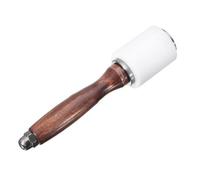 Prevessel Mazo de Tallado de Cuero Preciso, Herramienta Artesanal con de Madera Duradero para Impresión o Corte de Artesanía de Cuero