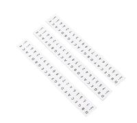 Prevessel Pegatinas de Teclas de Piano para Pulgar, Adhesivo Fino, Decoración de Notas Musicales para Personal de Kalimba de 17 Teclas, Paquete de 3 (Blanco)
