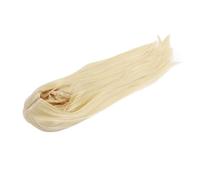 Prevessel Pelucas Largas y Rectas de Color Dorado Claro, Hermoso Brillo que Mejora la Belleza para la Fiesta Diaria de Cosplay, Seda de Alta Temperatura
