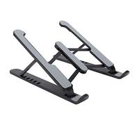 Prevessel Soporte para Portátil Soporte Plegable de Refrigeración para Portátil de 11 a 17 Pulgadas Elevador de Base Elevador Ajustable Antideslizante para el Hogar, la Oficina, el Trabajo y los