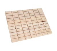 Prevessel Tablero de Rascado con Garras de Madera para Mascotas, Hámster, Ardilla, Conejo, Adorno de Jaula de Juguete, Material de Primera Calidad, Herramienta de Rascado Inclinada Segura para