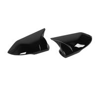 Prevessel Tapas de Espejo Retrovisor Negro Brillante Función Protectora de Construcción ABS para Elantra CN7 2021-2023