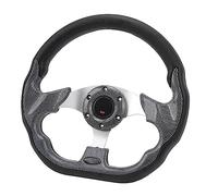 Prevessel Volante de Carrito de Estilo Carreras de Lujo de 12,5 Pulgadas para y, Diseño Ergonómico para un Viaje Largo sin Fatiga de las Manos, Producto Universal para Carritos de y Go Kart (Color