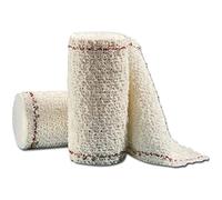 Previs Venda de Fijación Previcrepe S, Lavable a 60 ° C, Transpirable, Compresión Ligera, Tamaño 4 m x 7 cm, Paquete de 10 Rollos