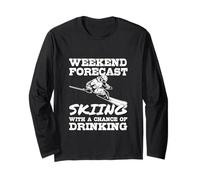 Previsión de Fin de Semana Esquí, Ski Apres, Montañas Calling, Adulto Manga Larga