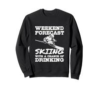 Previsión de Fin de Semana Esquí, Ski Apres, Montañas Calling, Adulto Sudadera