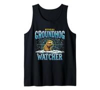 Previsión del Tiempo para Groundhog Day Funny Spring Camiseta sin Mangas
