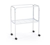 PREVUE PET PRODUCTS 447 - Soporte para Jaula de pájaros para jaulas de Vuelo de Base de 66 x 35 cm, Color Blanco