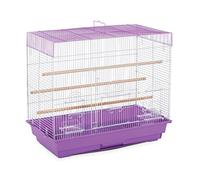 PREVUE PET PRODUCTS SP1804-3 Jaula de Vuelo, Lila/Blanco, 66 cm de Largo x 35,5 cm de Ancho x 56 cm de Alto