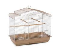 PREVUE Pet Products SP50051 - Jaula para pájaros Estilo Granero, marrón/Blanco