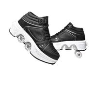 preyrocbirds Zapatillas con Ruedas Niña, Zapato de patín, Multiusos Zapatillas Patines, Quad Rued Patines de Ruedas, Zapatos con Ruedas para niñas niños