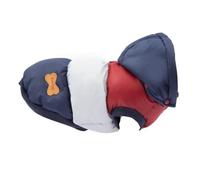 Preziosi Pet - Chaqueta Acolchada cálida para Perros, Chaqueta cómoda, Talla S, M, 40 cm, Cierre de Clip Ajustable, Capucha extraíble y Agujero para Correa. Equipado con Capucha con tapón de botón