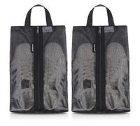 Prezon Bolsa para Zapatos de Viaje, Malla de TPU Resistente al Agua, Cremallera YKK Resistente, Bolsa de Zapatos Antimanchas, Organizador de Zapatos con Cremallera para Viajes o Almacenamiento