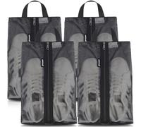 Prezon Bolsa para Zapatos de Viaje, Malla de TPU Resistente al Agua, Cremallera YKK Resistente, Bolsa de Zapatos Antimanchas, Organizador de Zapatos con Cremallera para Viajes o Almacenamiento