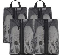 Prezon Bolsas de zapatos de viaje, malla de TPU resistente al agua, cremallera YKK resistente, bolsa de almacenamiento de zapatos, organizador de embalaje de zapatos, bolsa de zapatos unisex para
