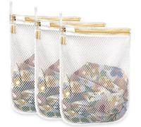 Prezon Bolsas para la Colada Bolsa para Lavadora Bolsa Malla de Lavandería para Lavadoras Bolsas de Colada con Cremallera para Ropa Delicada Sujetador Interior Calcetines Zapatos