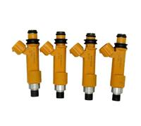PRFGSGVBV Coche Inyectores De Combustible 4 Piezas para Ignis 00-06 para Jimny 01-15 para Swift 05-15 para Wagon R 03-07 Boquilla De Inyector De Combustible De 1.3L 297500-0120 15710-86G00