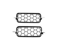 PRFGSGVBV Faro Antiniebla Rejilla Negro para Lada para NIVA 2 Uds Rejilla De Panal De Acero Inoxidable Embellecedor De Parrilla Cubierta De Luz Antiniebla Delantera De Coche Rejilla Cubierta(Style C)