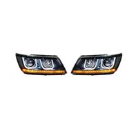 PRFGSGVBV Faro Delantero 1 Par Para Dodge Para Viaje 2009-2016 Conjunto De Faro Para Automóvil LED DRL Girando Lentes Proyector Faros Delanteros Proyector Delanteros