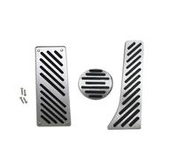 PRFGSGVBV Pedalera Coche 1 Uds Pedales Pie Coche Freno Acelerador Gas Almohadillas Cubierta Pedal Antideslizantes Acero Inoxidable para Smart W454 W451 451 2007~2014 Embellecedor Pedales(3 Pcs)