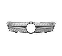 PRFGSGVBV Rejilla Delantera Tipo Riñón para CLS W219 CLS350 CLS500 2005 2006 2007 2008 Rejillas Parachoques Delantero Estilo para GTR Racing Negro Brillante(Diamond-Chrome Black)
